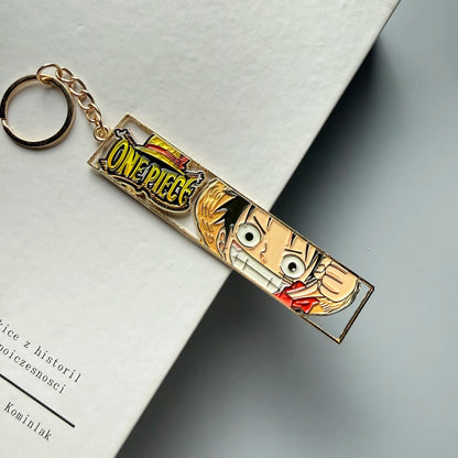 Anime Jet Metal Keychain