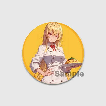 Food Wars Soma Tinplate Pins