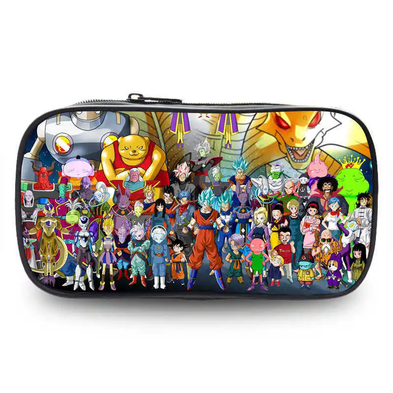 Dragon Ball pencil case cartoon anime merchandise durable Oxford cloth stationery box student study supplies printed storage bag