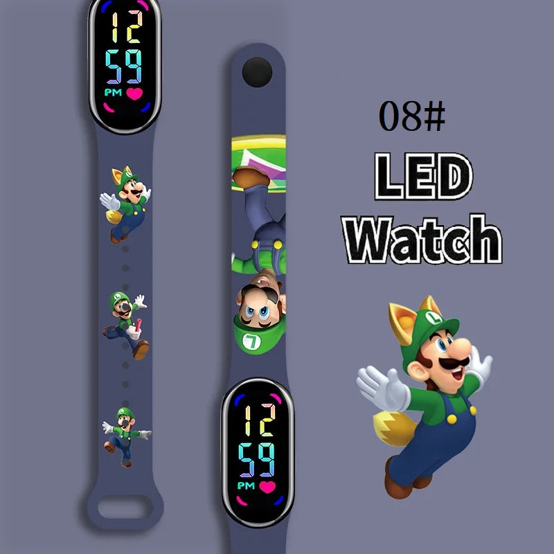 Kids LED Watch Touch Control Digital Silicone Strap