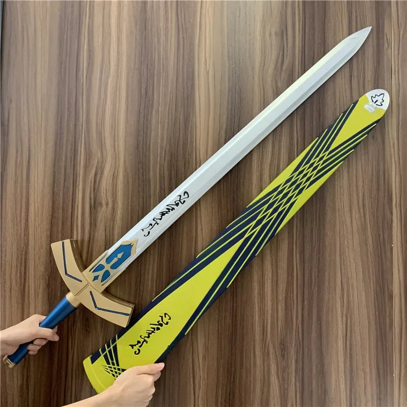 Fate Stay Night Sword Saber Sets Weapon Victory Cosplay 1:1 Black Holy Sword Safety Sword in the Stone Mod