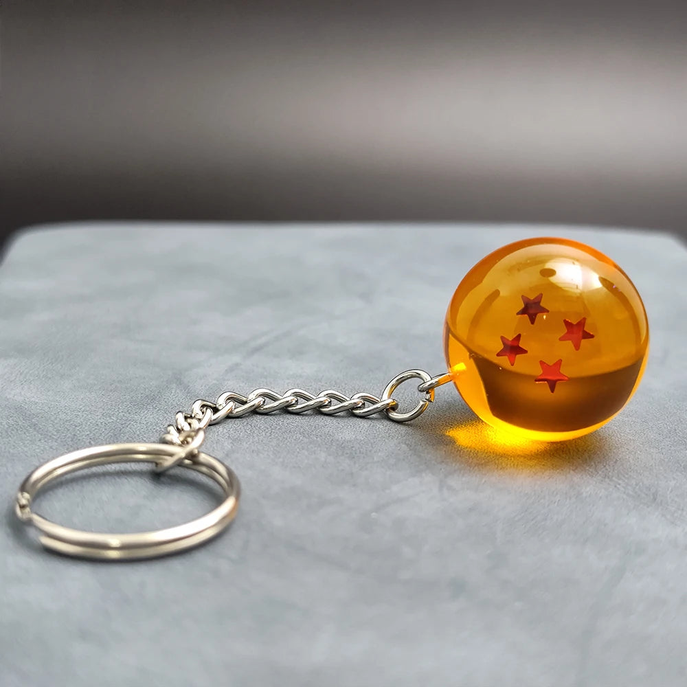 Anime Dragon Ball Z Super Saiyan Goku Figure Keychain Cute Cartoon Character Key Ring Bag Charm Pendant Accessories for Fans