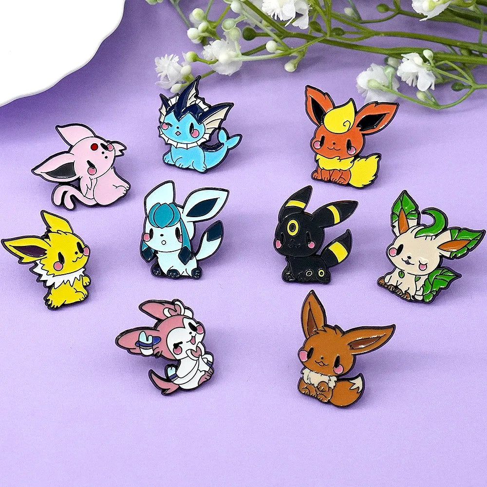 Pokemon Eevee Enamel Pins