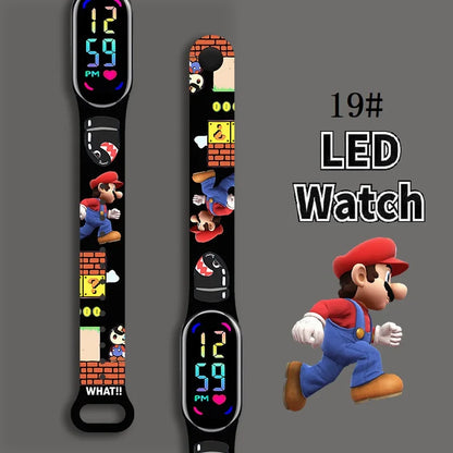 Kids LED Watch Touch Control Digital Silicone Strap