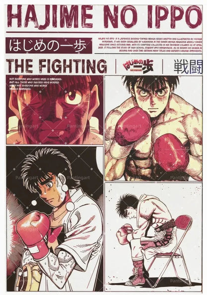 Hajime No Ippo Boxing Canvas