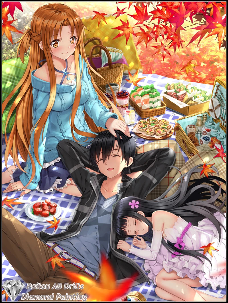 Sword Art Online Asuna Kirito Diamond Painting