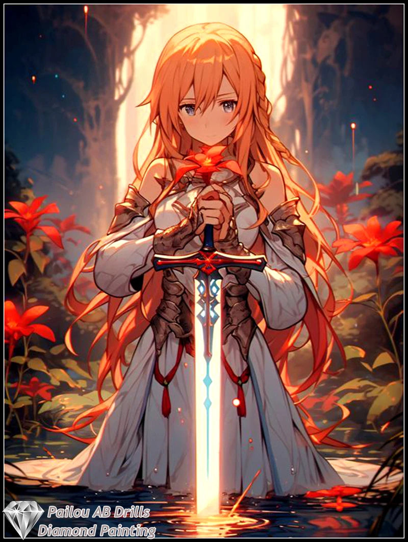 Sword Art Online Asuna Kirito Diamond Painting