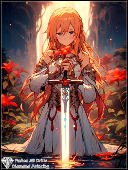 Sword Art Online Asuna Kirito Diamond Painting