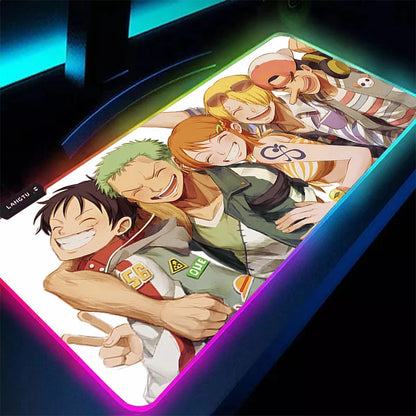 RGB Mouse Pad 90x40cm one piece Backlight Large Computer Gamer Gaming HD Print Accessories LED Mousepad Keyboard Desk Mat Carpet