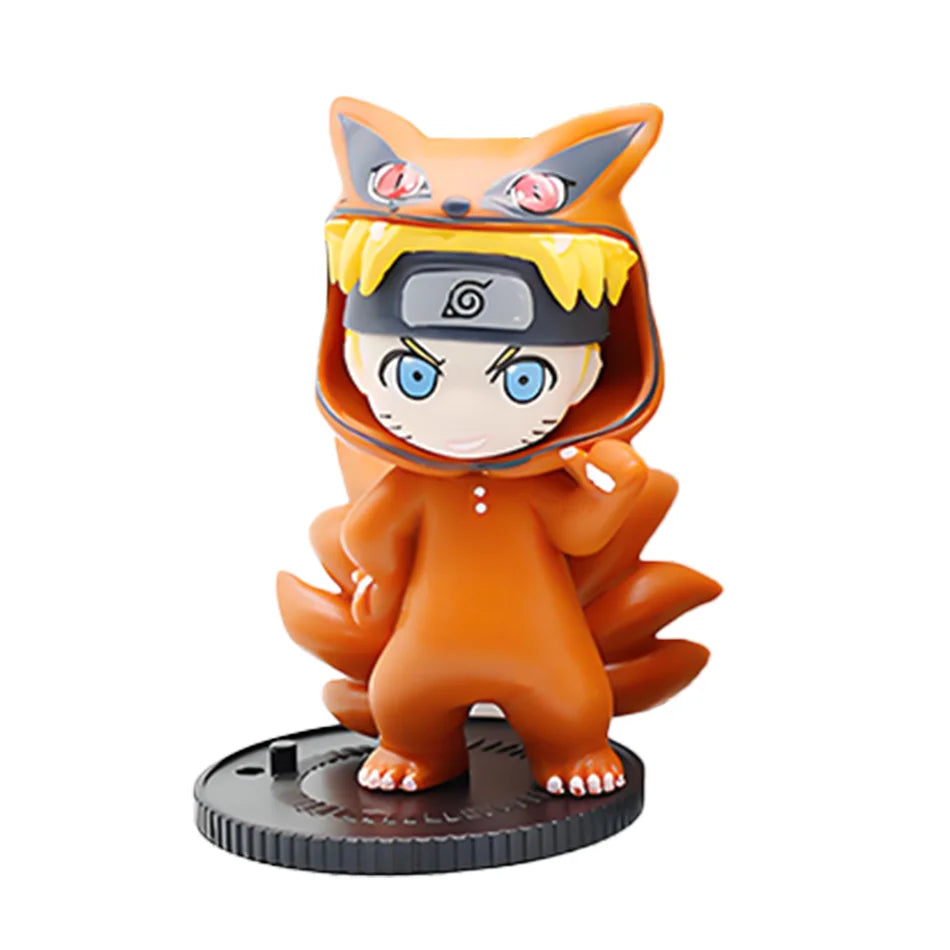 1-9Pcs Naruto Blind Box Figures Model Ornament Anime Uchiha Sasuke Sakura Cosplay Action Figurine Model Toys Decorations Gifts