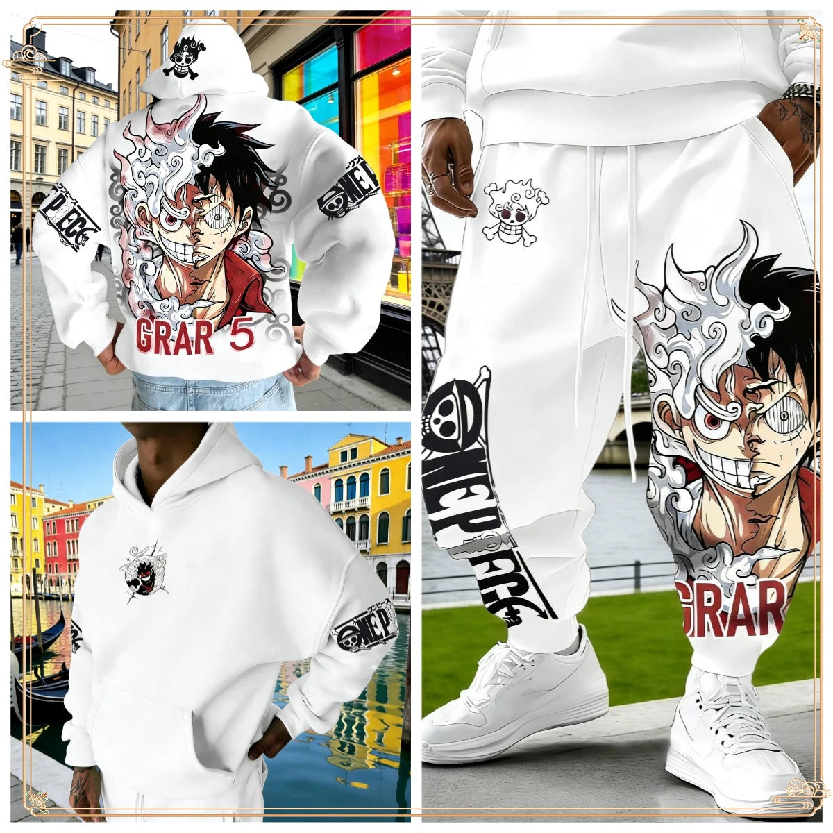 One Piece Luffy Gear 5 Tracksuit