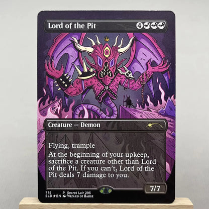 SLD HOLO2-01 TCG Cards for Home Play Proxy Lord of the Pit Ritual Mana Confluence Skullclamp Sliver Legion