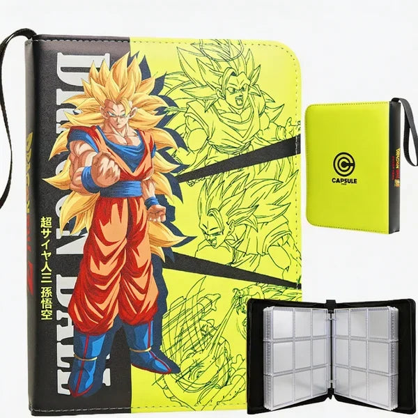 400pcs/900pcs Anime Dragon Ball Vegeta Folder Binder card Holder Game Cards Album Book Collection Cards Storage bag Kids Gifts