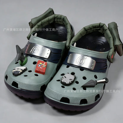 Anime Naruto Uzumaki Naruto Cartoon New Style Eva Waterproof Slippers Beach Shoes Sandals Casual Breathable Ankle Shoes