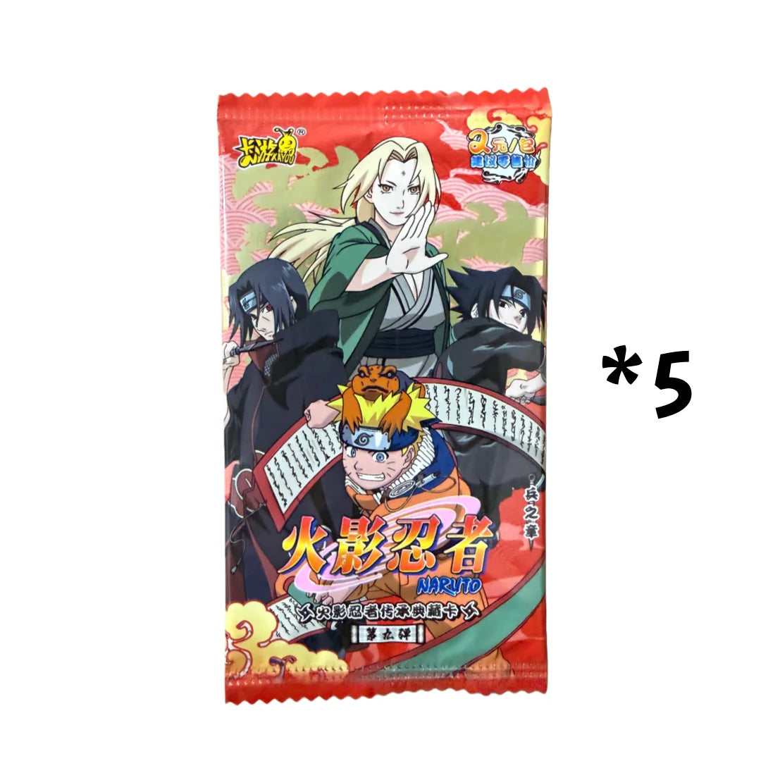 KAYOU Naruto Card Soldier Chapter 9th Generation CR Uzumaki Naruto Sasuke Collection Card Full Box Blind Box