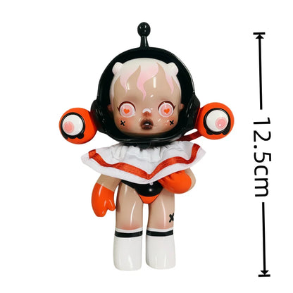 Pop Mart Skullpanda Bjd Nana Figures Baby Series Flower Blooming Figure  Pink Green SP Art Toy Limited Dolls Surprise Toy Gift