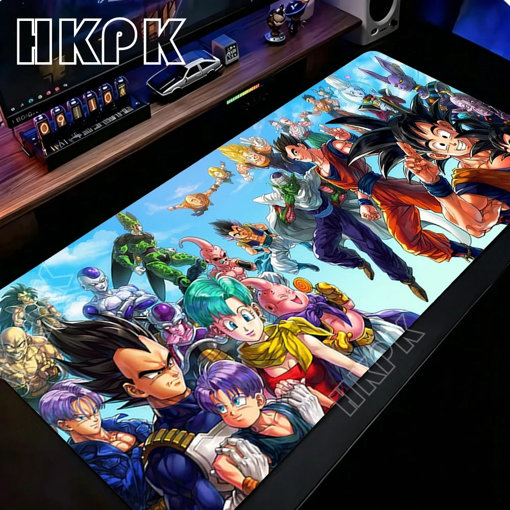 DBZ Dragon Ball Mouse Pad Gamer PC Computer Large XXL Desk Mat Keyboard Anime Gaming Accessories Mousepad Cartoon Big Carpet