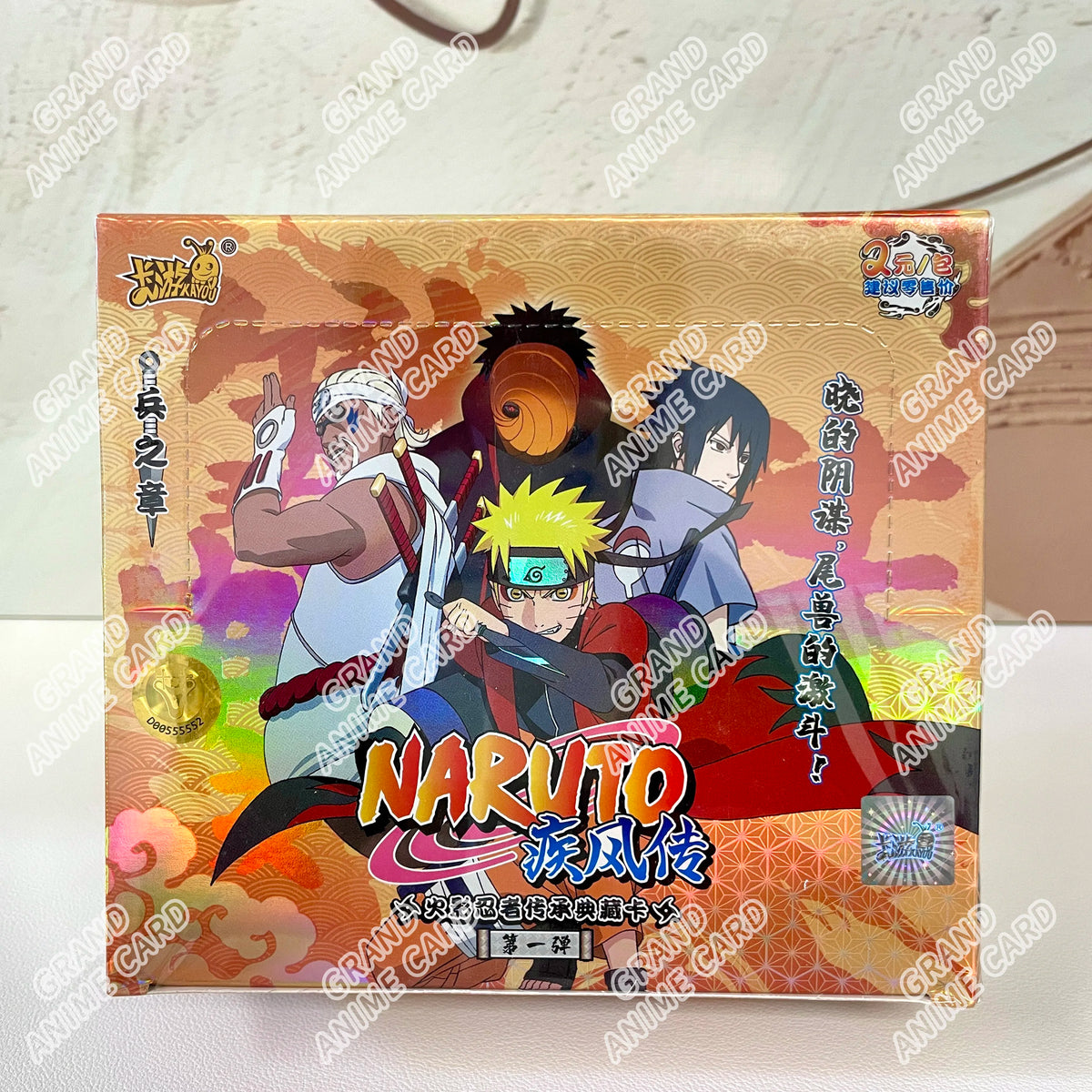 KAYOU Genuine Naruto Cards T2W9 T4W8 Booster Box Anime TCG Rare SE BP CR MR Ninja World Fight Chapter Collection Kids Toy Gift