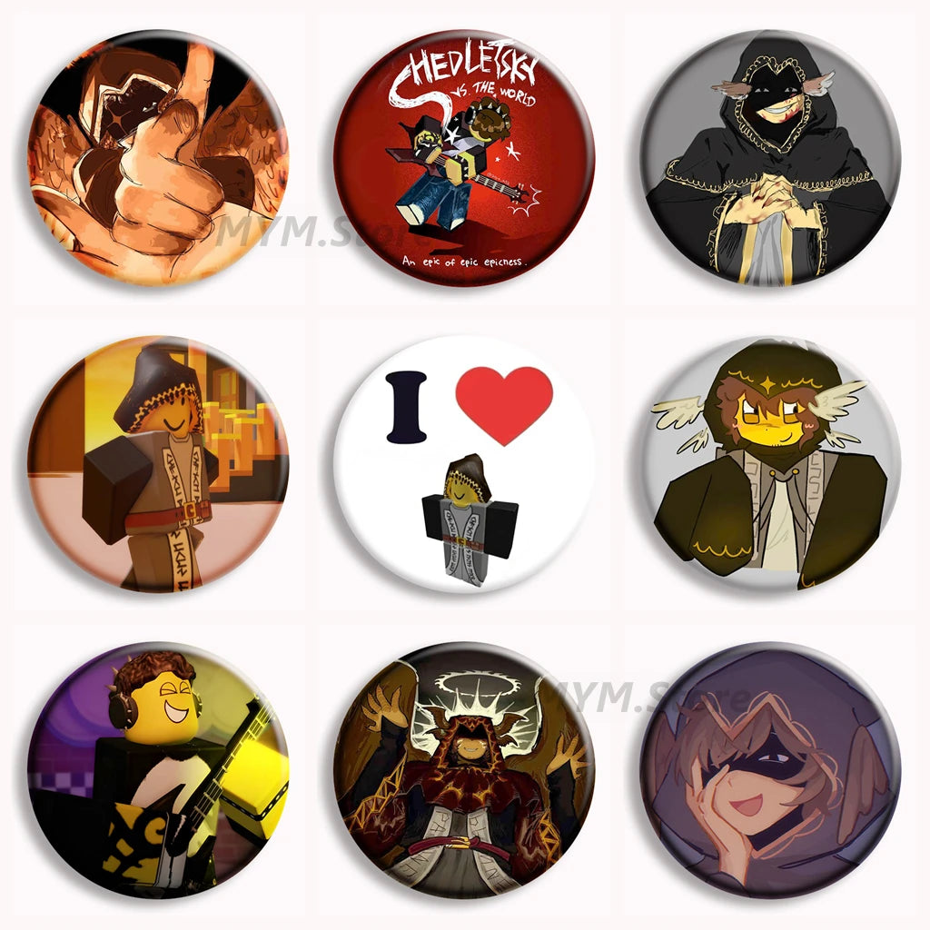Forsaken Telamon Button Pin