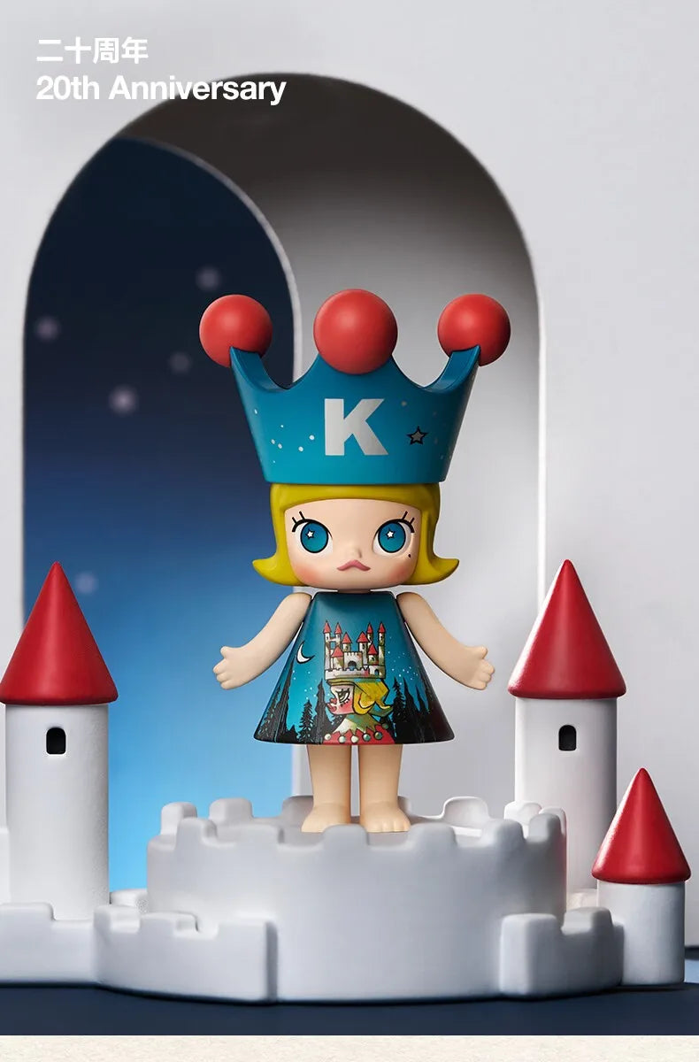 Genuine in Stock POPMART MEGA ROYAL MOLLY 100% Anniversary Series 1 Blind Box Ornament Gift