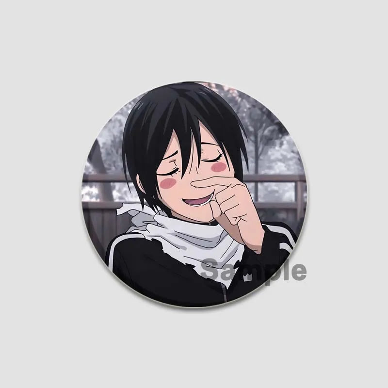 Anime Noragami Brooch Pin Cosplay Yato Yukine Cute Cartoon Badges