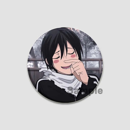 Anime Noragami Brooch Pin Cosplay Yato Yukine Cute Cartoon Badges