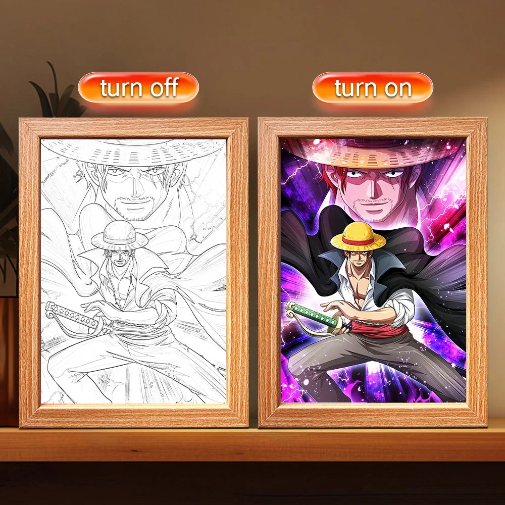 One Piece Luffy LED Frame