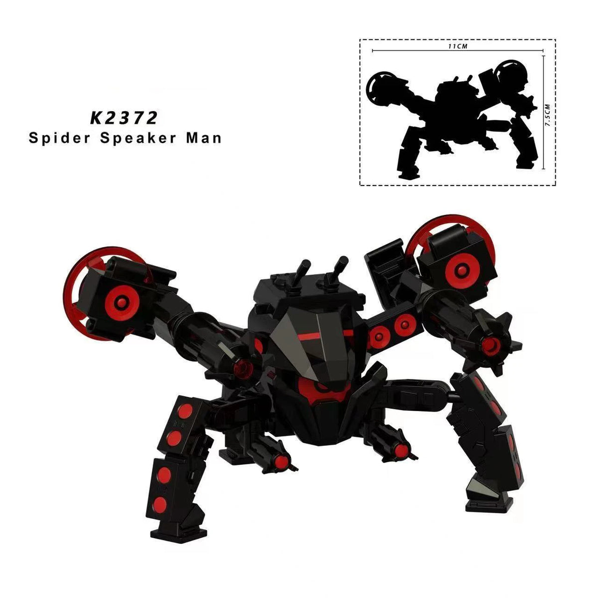 New KDL DJ Upgrade War-Damaged Skibidi Toilet Man Figures Anime Block Toys TvMan Titan Bricks Model Toy For Kid Birthday Gift