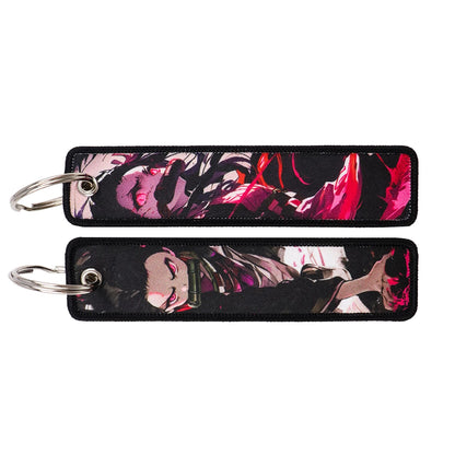 Anime Character Embroidery Keychain