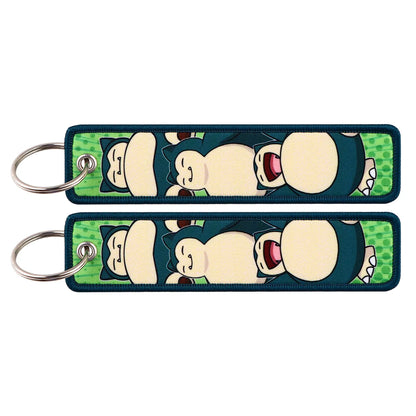 Anime Game Embroidery Keychain