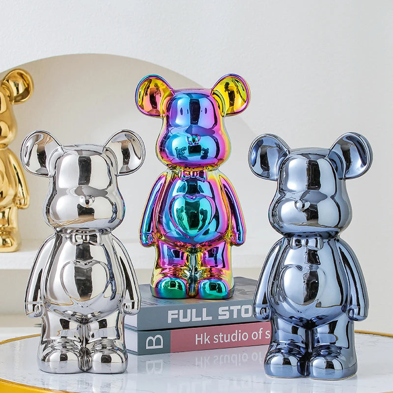 Bearbrick Teddy Bear Ceramic Statue