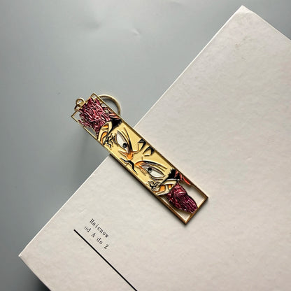 Anime Jet Metal Keychain