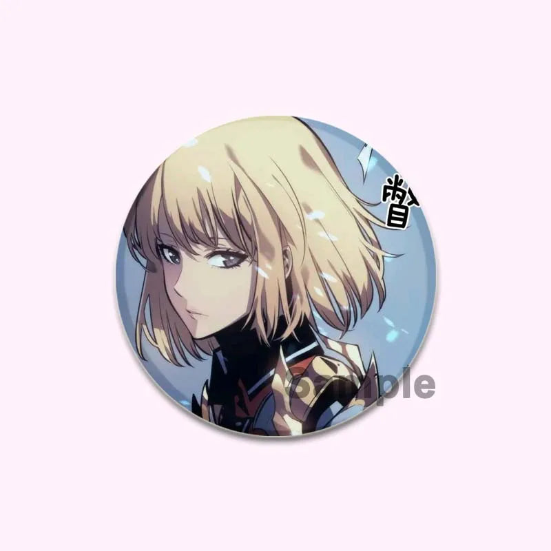 Solo Leveling Cheng Xiaoyu Button Pin