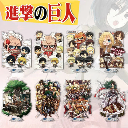 Attack on Titan Acrylic Stand 41-80 Anime Figure Custom Made One Piece Drop Shipping Wholesale Distributor Merchandise