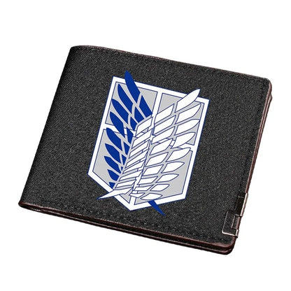 Anime Shingeki No Kyojin/Attack on Titan Cosplay Wallet Coin Purse Multi-card Bit High Appearance Level Exquisite Delicacy Gift