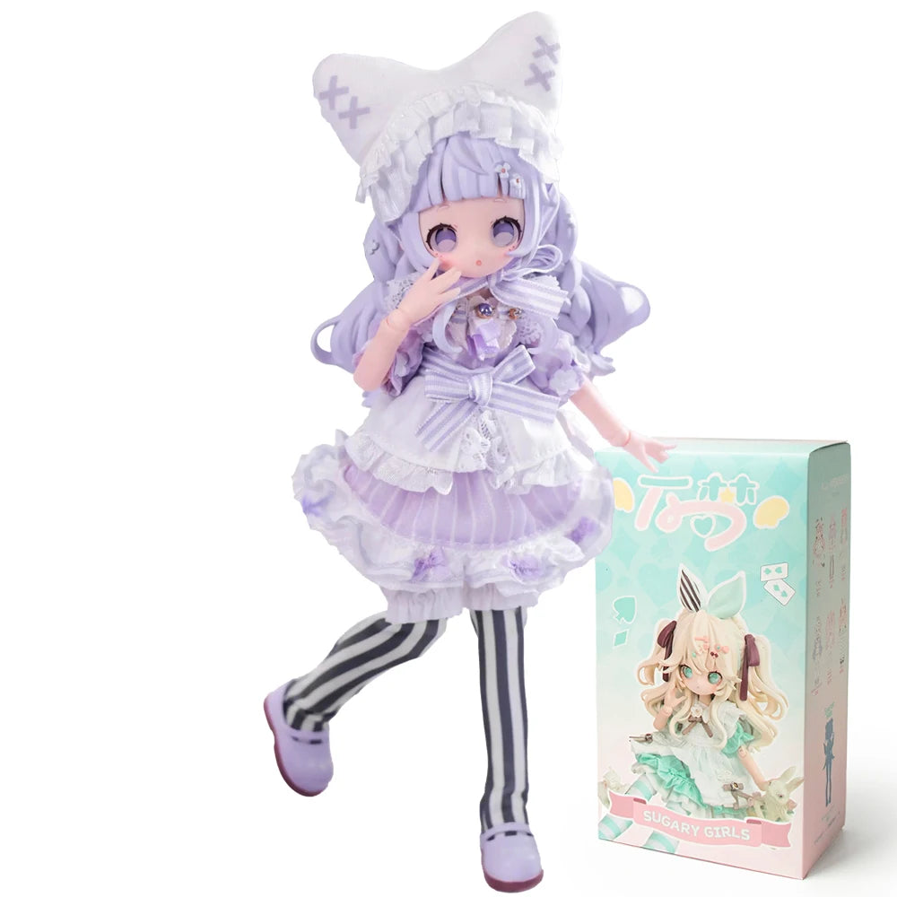 In Stock Wanmeng Sugary  1/8Mjd Blind Box Movable joints Doll Action Figure Doll Trendy Toy Ornaments Figure Cute Gift