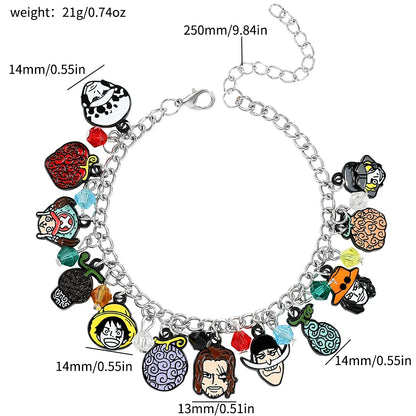 One Piece Luffy Charm Bracelet