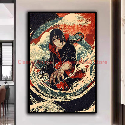 Naruto Akatsuki Ukiyo-E Poster