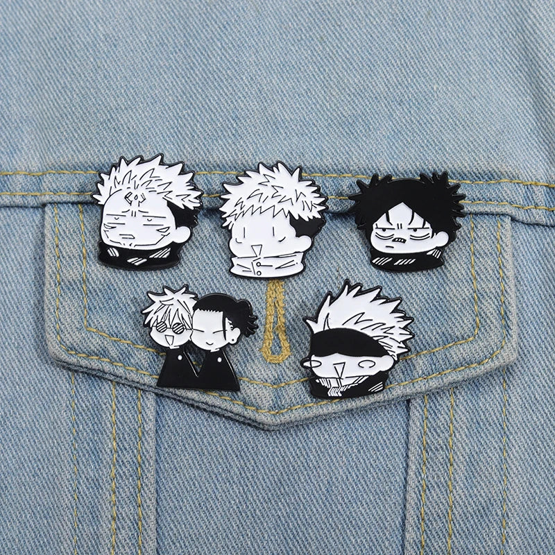 Anime Characters Enamel Pin