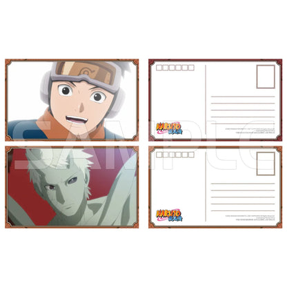 Brdwn Naruto Uchiha Sasuke Obito Sakura China Official Authorization Cosplay Growth Series Postcard