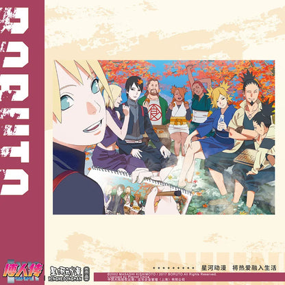 Brdwn Boruto NARUTO NEXT GENERATIONS Four Seasons of The Year China Official Authorization Cosplay Paper Postcard