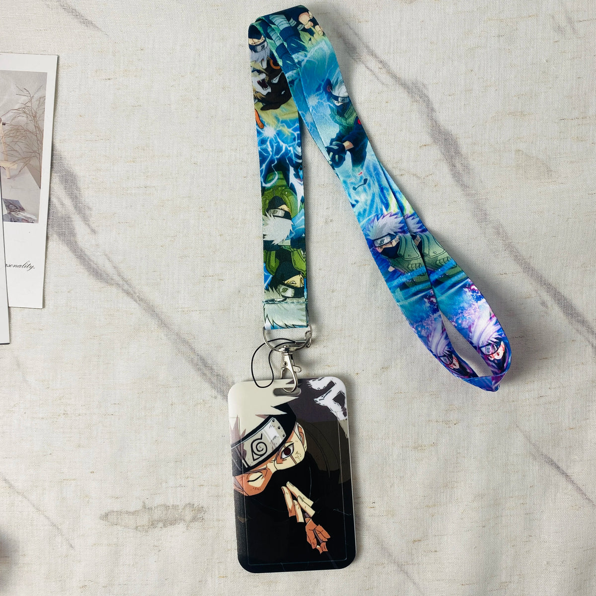 Anime Cartoon Credential Holder Lanyard