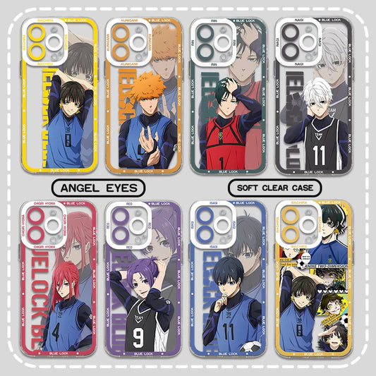 Blue Lock Transparent Phone Case