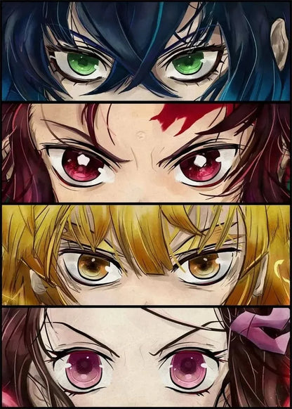 5D DIY Diamond Painting Japan Classic Hot Anime Demon Slayer Full Square Round Drill Mosaic Embroidery Home Decor Kids Gift