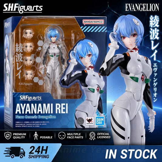 Rei Ayanami SHF Figure Evangelion Bandai Anime Action Figure