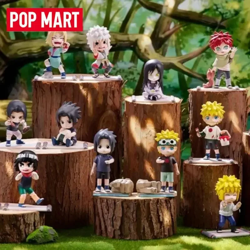 POP MART Naruto Shippuden Childhood Series Trendy Blind Random Box Toys Mystery Box Guess Bag Action Figure Surprise Gift
