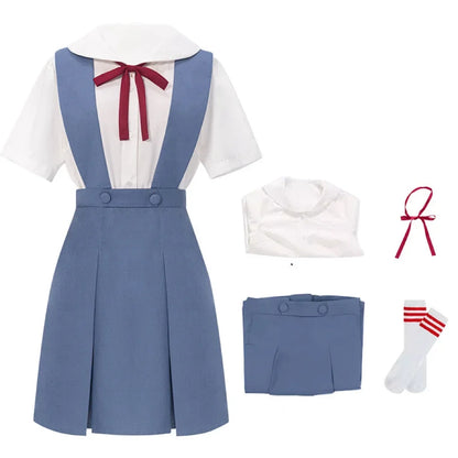 Neon Genesis Evangelion Rei Ayanami Cosplay Costume