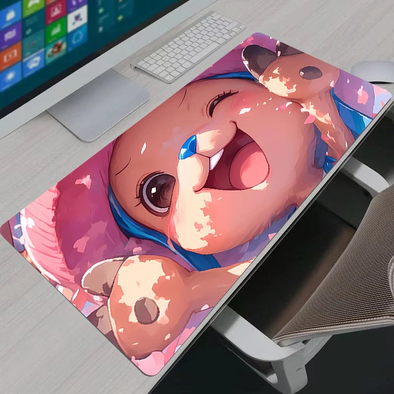 One Piece Tony Tony Chopper Xxl Mouse Pad Office Computer Desk Mat Table Keyboard Laptop Carpet Accessories Gaming Mousepad