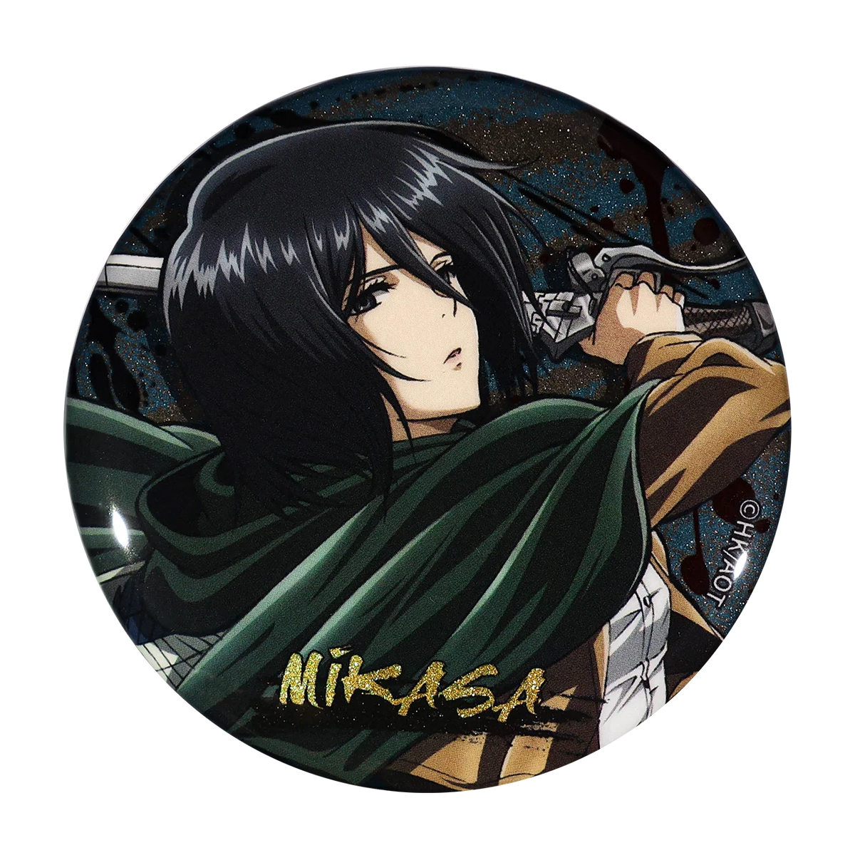 58mm Anime Attack on Titan Eren Jaeger Nanaba Hange Zoe Annie Leonhart Cosplay COSTUME Badge Pin SPTE Tinplate Brooch﻿ Xmas Prop