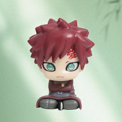 12Pcs Naruto Shippuden Anime Q Version Sitting Figure Uchiha Itachi / Uchiha Sasuke / Kakashi PVC Figurine Collectible Toys Doll